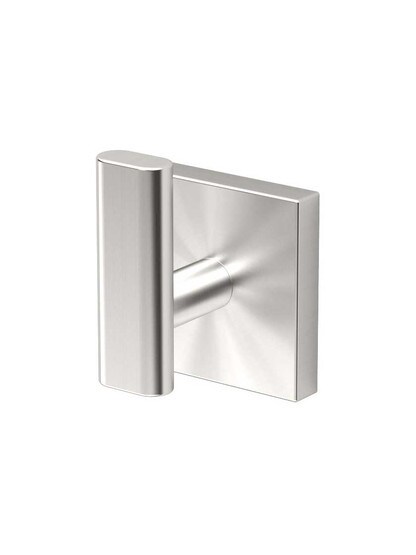 Elevate Bath Hook in Satin Nickel.